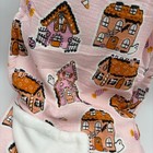Halloween Gingerbread House Dreamy Cotton Gauze Throw Blanket Reversible Plush