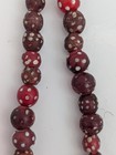 African Trade Beads Red Skunk Eyes Beads From Ethiopia 39 Beads On The Strand
