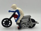 1980 Ideal Toys Evel Knievel Stunt Cycle And Rider Damaged