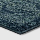 2 x7  Runner Overdyed Rug Turquoise - Threshold