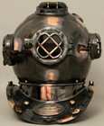 Antique Diving Divers Helmet Brass Helmet U s Navy Model Mark V Finish Diving