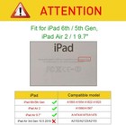 360   Rotating Case For Ipad 9 7 6th Gen 2018  5th Gen 2017 Smart Stand Cover