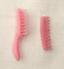 Vintage Barbie Skipper Francie Pink Comb   Brush   259-31