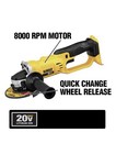 Dewalt Dcg412b 20v Max 4 1 2    5  Cordless Angle Grinder  tool Only  New
