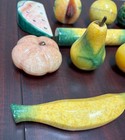Alabaster Marble Stone Hand Carved  Decorative Fruit Colorful Assortment