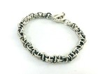 Handmade Taxco Mexican 925 Sterling Silver Chain Bracelet 7 3  18 5cm  35 Grams