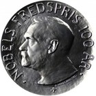 Norway 100 Kroner Silver Proof 2001 Alfred Nobel Peace Prize W box And Coa