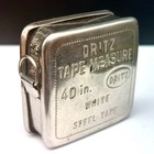 Vintage Dritz Miniature Steel Tape Measure 40 In Retractable West Germany Sewing