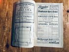 1909-1910  Manhattan Opera House Program  Double Bill  Preliminary Season 