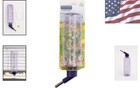 Clear 16oz Water Bottle For Rabbits  Guinea Pigs  And Ferrets - Easy To Monitor