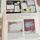 Amy Tangerine Stitching Template Kit Scrapbook   Crafting Lot Embellishments