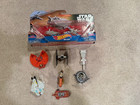 Star Wars Die Cast Ships Lot Of 35 Hot Wheels Titanium W stands  Some Rare Extra