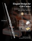     eastar Concert Flute Student   Intermediate School Band Flutes With Case Stand