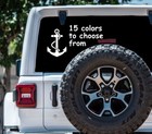 8 Sizes Anchor Rope Car Window Decal Sticker Macbook Tablet Laptop Sticker