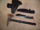 Survival Hatchet Axe knife With Free Bag Of Coins Check It 