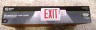 Commercial Electric 14w Combo Led Exit Sign And Emergency Light Red green