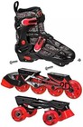Roller Derby Falcon 2-in-1 Combo Quad   Inline Skates For Kids  Adjustable 12-2
