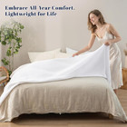 Phf 100  Cotton Muslin Blanket King Size 108 x90   4-layer Lightweight Gauze Thr