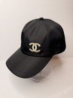 Chanel Cc Baseball Cap - Black white