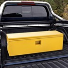 Steel Truck Bed Tool Box  Trailer Tongue Box  Truck Storage Organizer Tool Chest