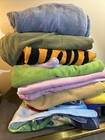 Lot Of 7 - Cotton Hooded Bath Towel For Kids Perfect For Pool Or Bath Time  Guc
