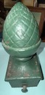 Antique Cast Iron Pineapple Acorn Finial Post Cap Architectural 8  From Boston  