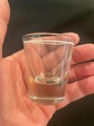 Vnt Libby   5121 11 Clear Shot Glasses With White Fill Line Weighted 1 25oz