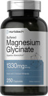 Magnesium Glycinate   1330mg   250 Capsules   Buffered   Chelated   By Horbaach
