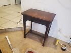 Vintage Singer Sewing Machine In Cabinet