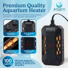 100w Submersible Aquarium Heater With Digital Led Display And Remote - Fish T   