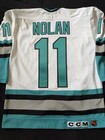 Vintage Ccm San Jose Sharks Owen Nolan Jersey Size 44  small medium 