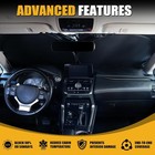 Car Windshield Sun Shade - Foldable Car Sun Shade Protection With Storage Bag  R