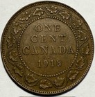 Canada - George V - Large Cent - 1918 - Km-21 - Uncirculated - Free Usa S h 