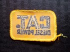 Catapiller Diesel Power Vintage Patch   3 x2   388 Yellow   Black- A Bit Dirty-