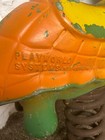 Vintage Playworld Systems Cast Aluminum Ride On Playground Equipment Turtle