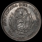 El Salvador - 1 Peso - 1904 - Km 115 1 - Item  2 - Silver  900 - 0 723 Asw