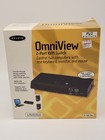 Belkin Omniview 2 Port Kvm Switch W  2 Sets Of Omniview Kvm Cables  Brand New