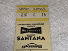 Santana Original 1982 Unused Concert Ticket Checkerdome St Louis Mo Usa Bud