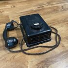 Vintage Ae Co Automatic Electric Black Phone 21 Wall Mount Telephone No Dial
