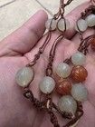 Wonderful Antique Agate And Jades Necklace