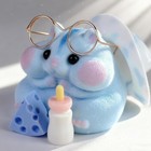 Taba Squishy Hamster Toy Cute Kawaii Fidget Soft Silicone Sensory Stress Relief