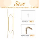 Plate Hangers For Wall Fits 1216 Inch Decorative Plate Steel Wire Holder