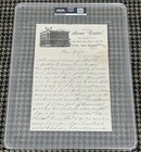 Pat Garrett Signed Autograph Two Page Handwritten Letter To Wife Psa dna Outlaw