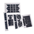 For Mercedes Benz Car Repair Button Door Steering A c Window Radio Sticker Set