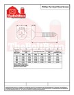  10 Phillips Flat Head Wood Deck Screws Zinc Clear 1 2 - 4   pick Length   Qty 