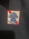 New Vintage Pabst Blue Ribbon Work Jacket Delivery Logo Navy Men   s L Breweriana