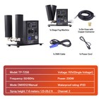 Co2 Jet Fog Machine Cannon 2head Smoke Column Mister For Dj Stage Show Party Dmx