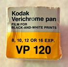 Vintage Kodak Verichrome Pan Film  Black And White  Vp120 Exp 1979 Nib Unopened