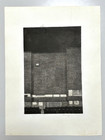1964 Ryohei Tanaka Original Signed Etching And Aquatint Print - Roofs