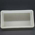 Vintage Tupperware  677 Rectangle Cracker Keeper Container Sheer No Lid